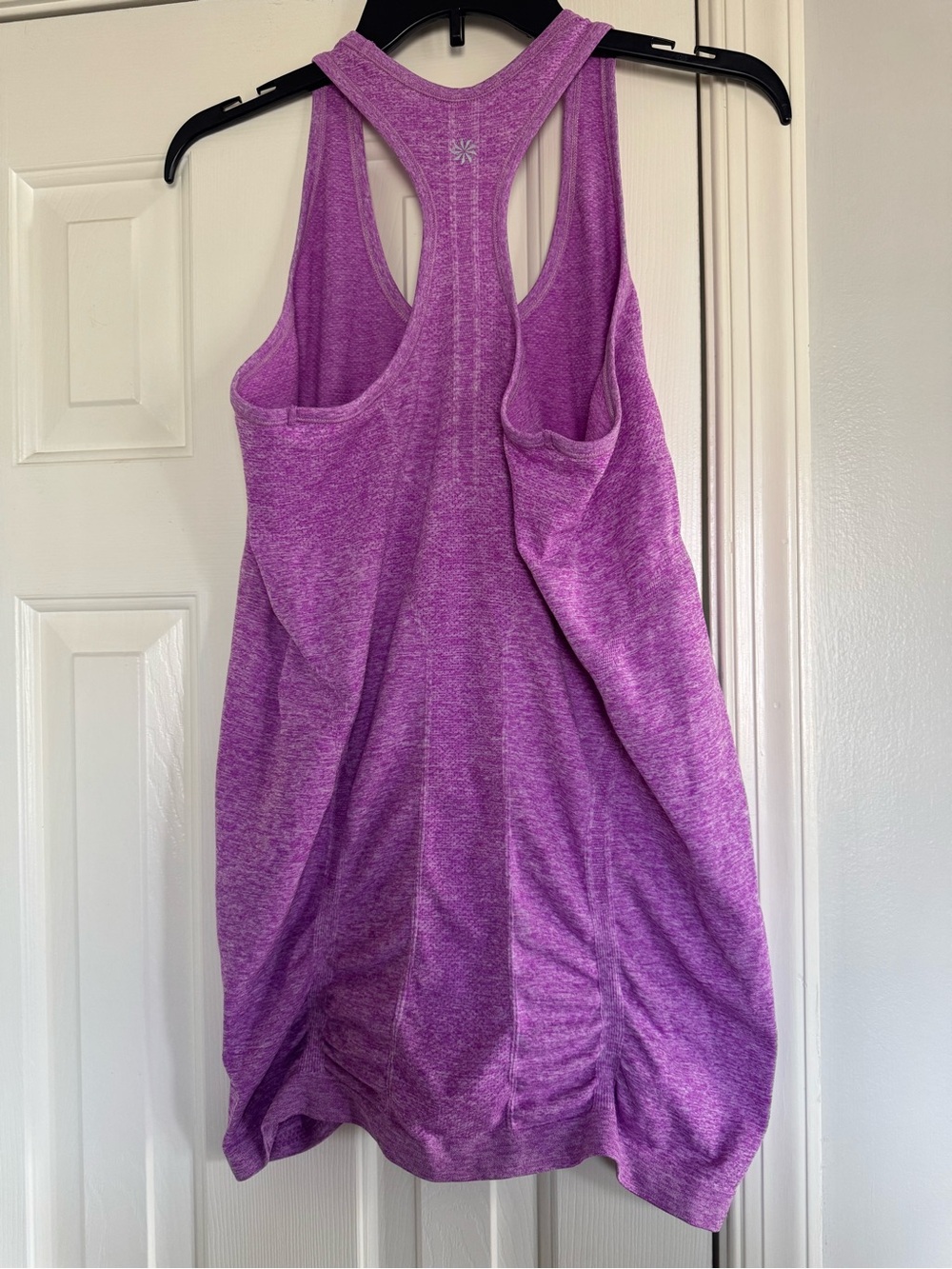 Athleta Heathered Lilac Racerback Tank XL - Picture 3 of 3